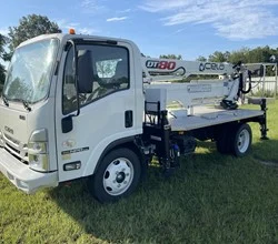 2020 Cela DT80 MOUNTED ON 2023 ISUZU NPR XD Bucket Trucks / Service Trucks for Sale