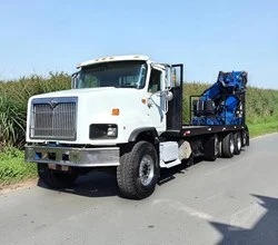 2002 Fassi F480A.24 MOUNTED ON INTERNATIONAL PAYSTAR 5600