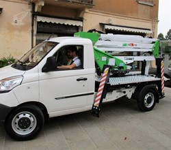 2026 Comet EUROSKY 14.2.6 HQ MOUNTED ON 2026 PIAGGIO PORTER NP6