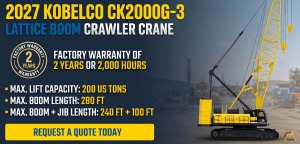 2027 Kobelco CK2000G-3
